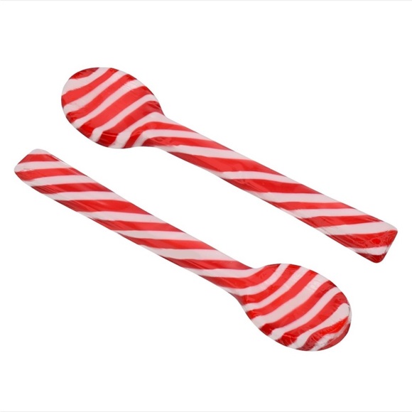 🎁2 Packages of Holiday Candy Cane Spoons 🎁 - Picture 2 of 3